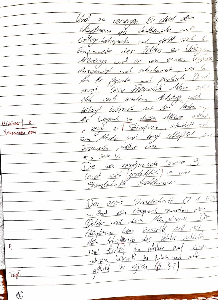 1. Klausur
GKe Q1 Deutsch Rölleke / Feldmann 21.09.2022
NAME: Nils Rosenberger
Thema: Georg Büchner, Woyzeck - Analyse einer Dramenszene
Auf