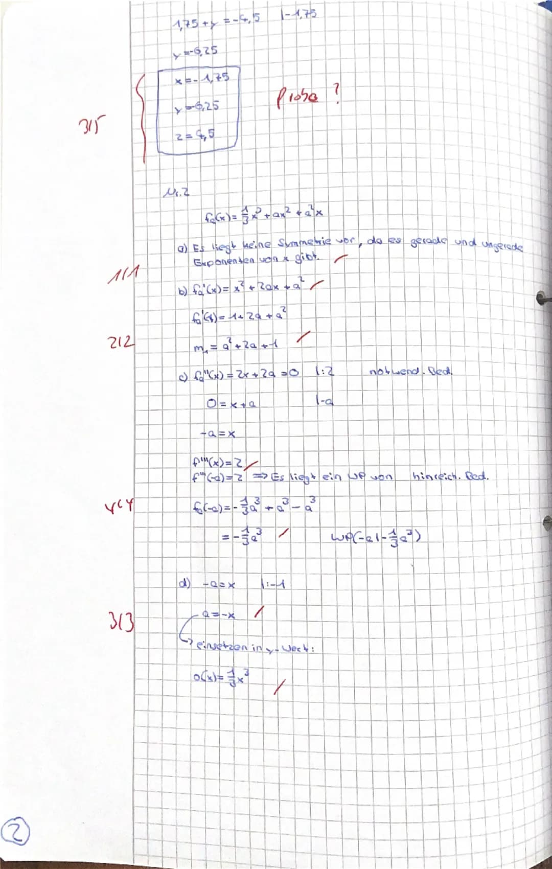 Informationen und Hinweise:
➤ Insgesamt sind 5 Aufgaben zu bearbeiten. Davon sind zwel im hilfsmittelfreien Teil (ohne GTR, ohne Formelsamml