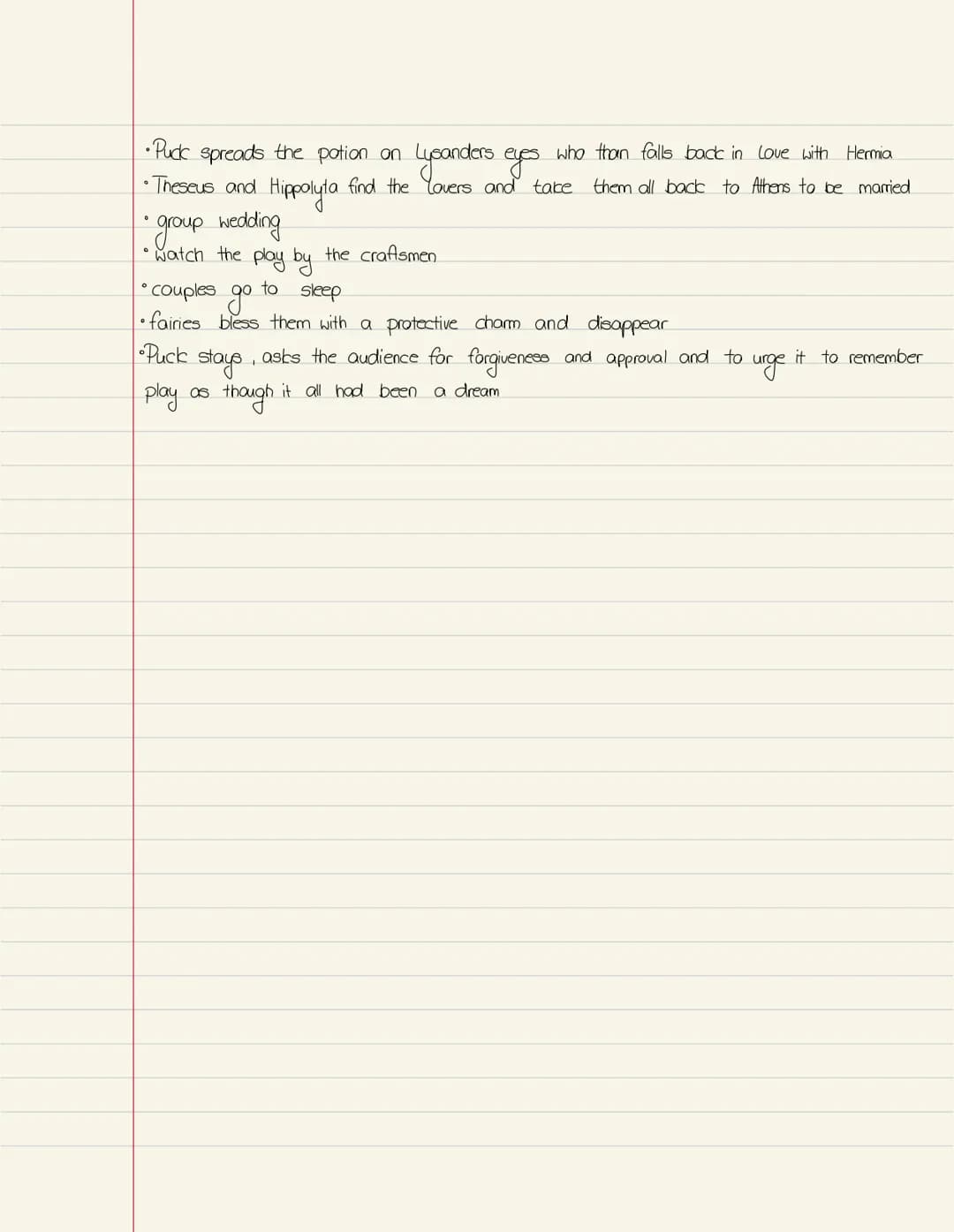 • Theseus and Hippolyta
جا
Overview of the contents/structure
got
preparing
wedding
bored and wanted some amusement
Athenian nobleman asks T
