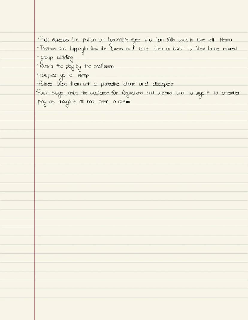 • Theseus and Hippolyta
جا
Overview of the contents/structure
got
preparing
wedding
bored and wanted some amusement
Athenian nobleman asks T