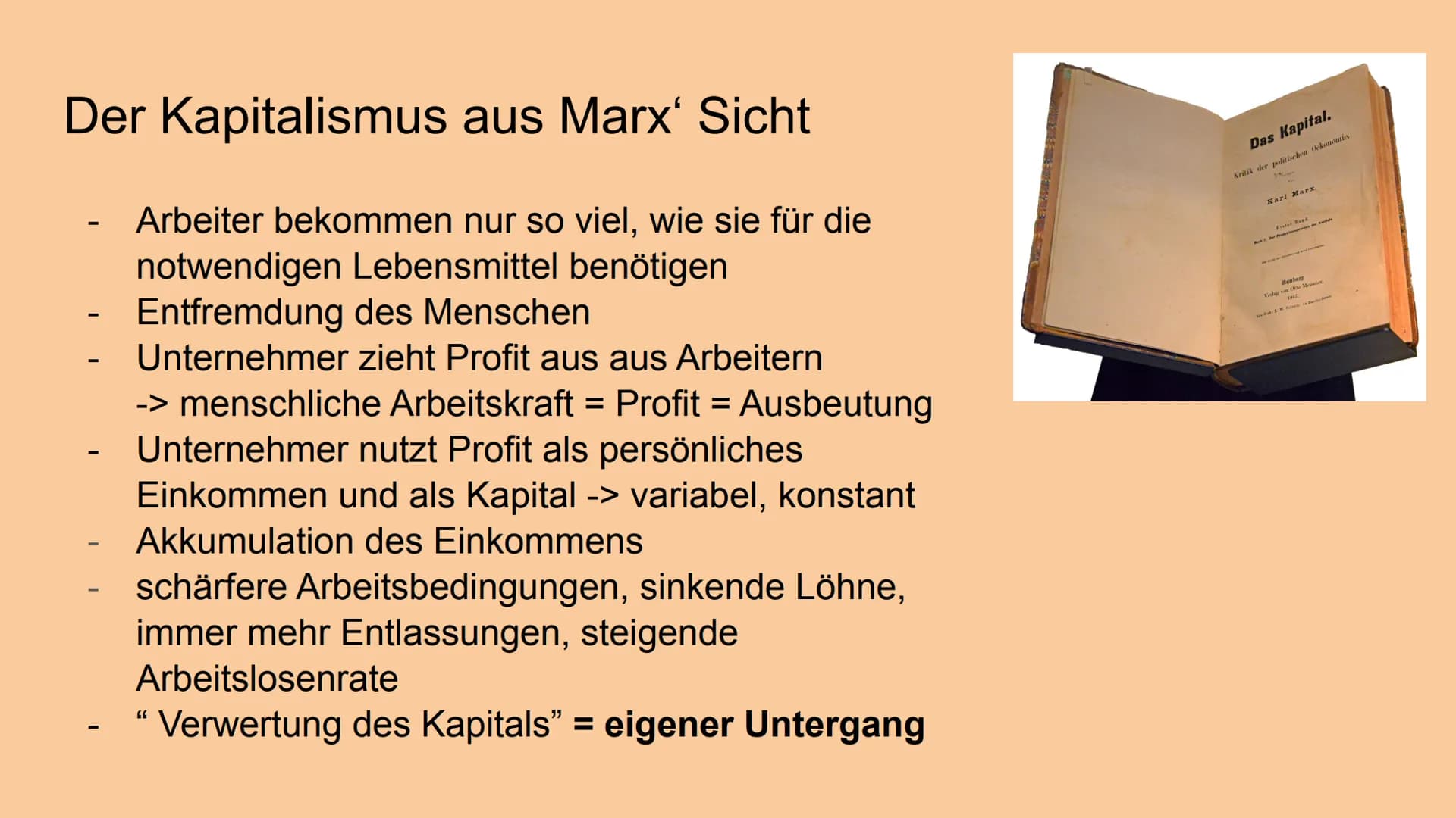 AAAAA
af
Karl Marx und seine Lehre
des Marxismus
Präsentation von Iman Ahmad Inhaltsverzeichnis
-
-
- Der Kapitalismus aus Marx' Sicht
Das K