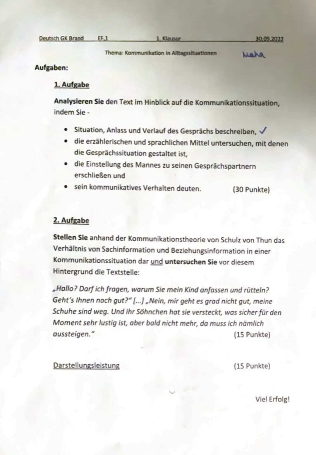 Aufgabe 2:
vier- seiten- oder auch
vier-Ohren-Modell (genannt), ist.
Das
von Schulz von Thun
entwickeltes kommunikations-
modell laut seinem