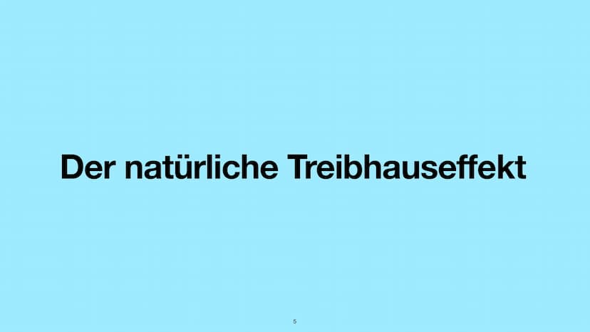 Der Treibhauseffekt und seine
Auswirkungen auf den Planeten und
die Gesellschaft Inhalt
Der Treibhauseffekt im Allgemeinen
- Natürlicher Tre