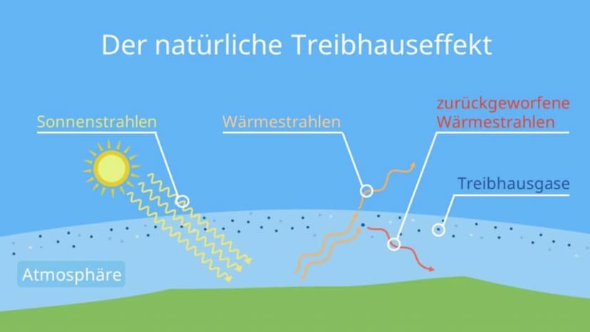 Der Treibhauseffekt und seine
Auswirkungen auf den Planeten und
die Gesellschaft Inhalt
Der Treibhauseffekt im Allgemeinen
- Natürlicher Tre