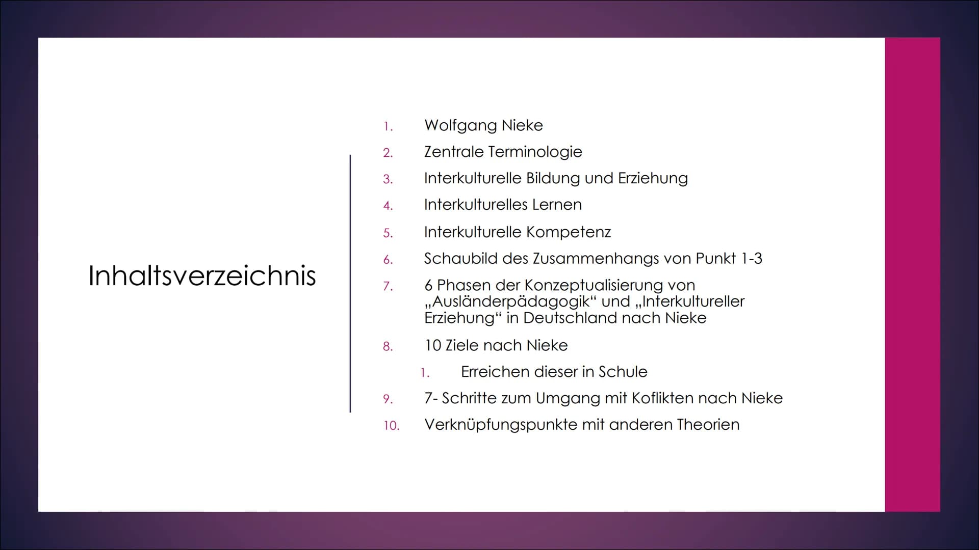 Nieke Interkulturelle Erziehung: Einfach erklärt mit Zielen und Grundannahmen