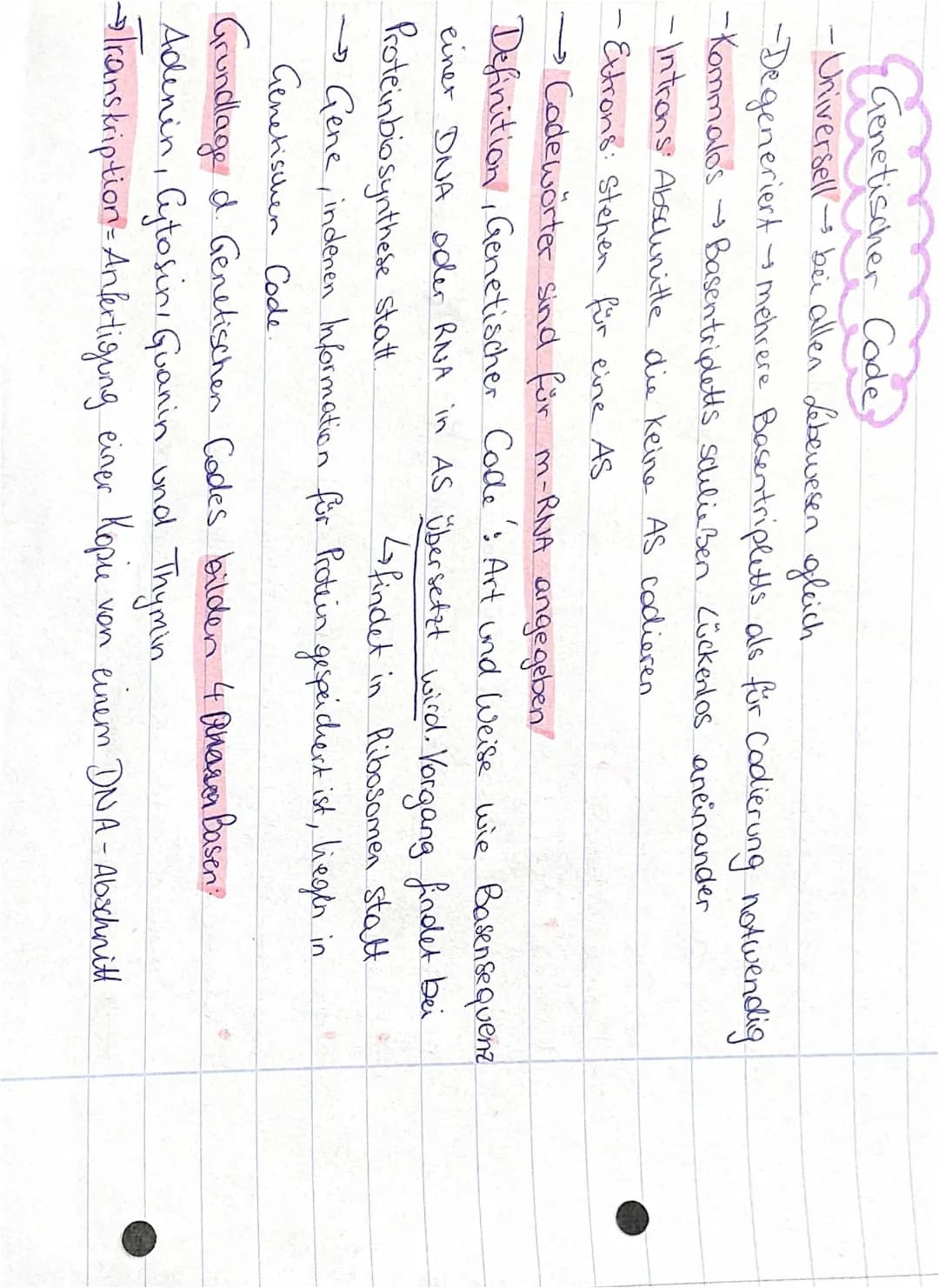 Genetischer Code