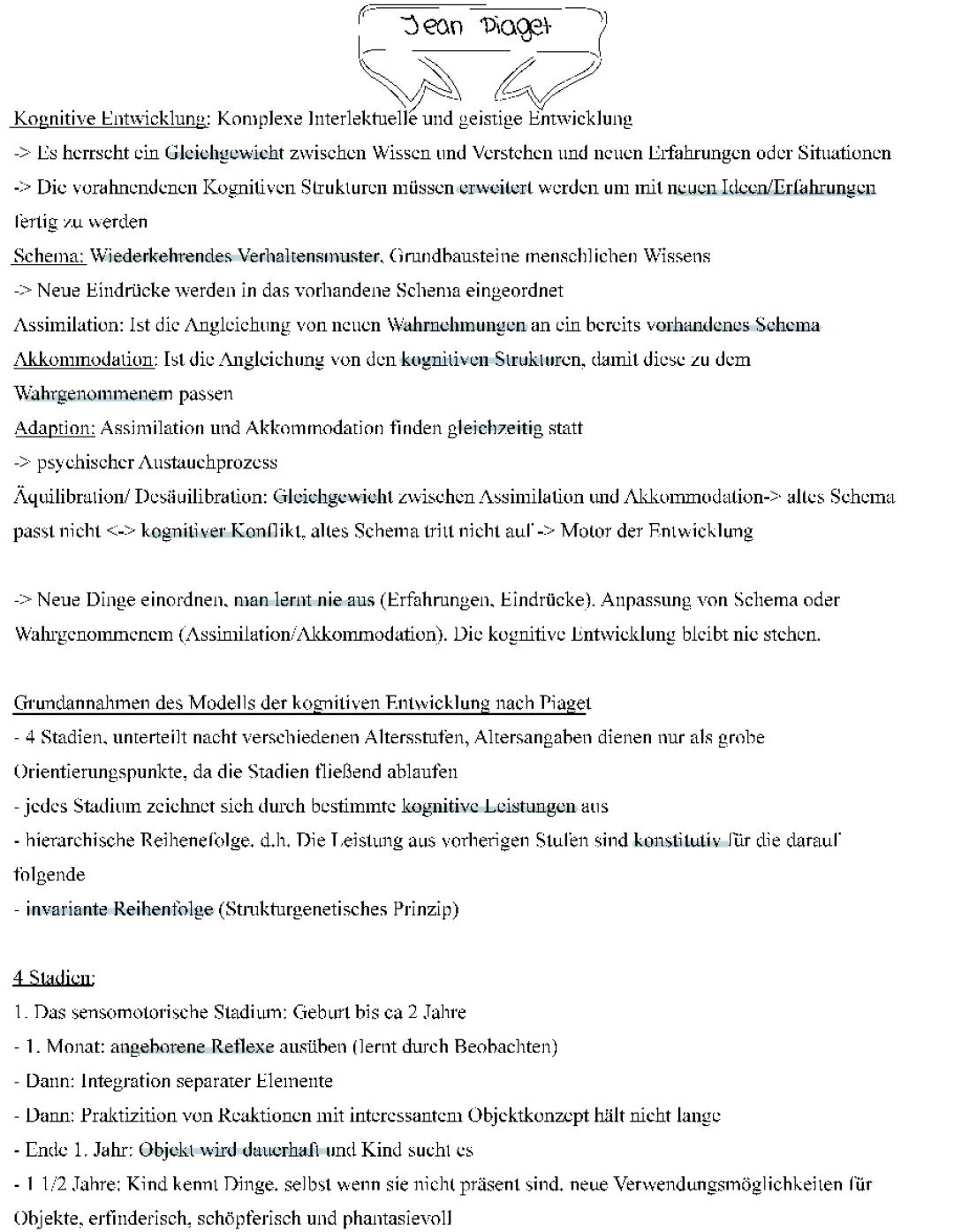 Piaget Stufenmodell einfach erklärt: Kognitive Entwicklung und Beispiele