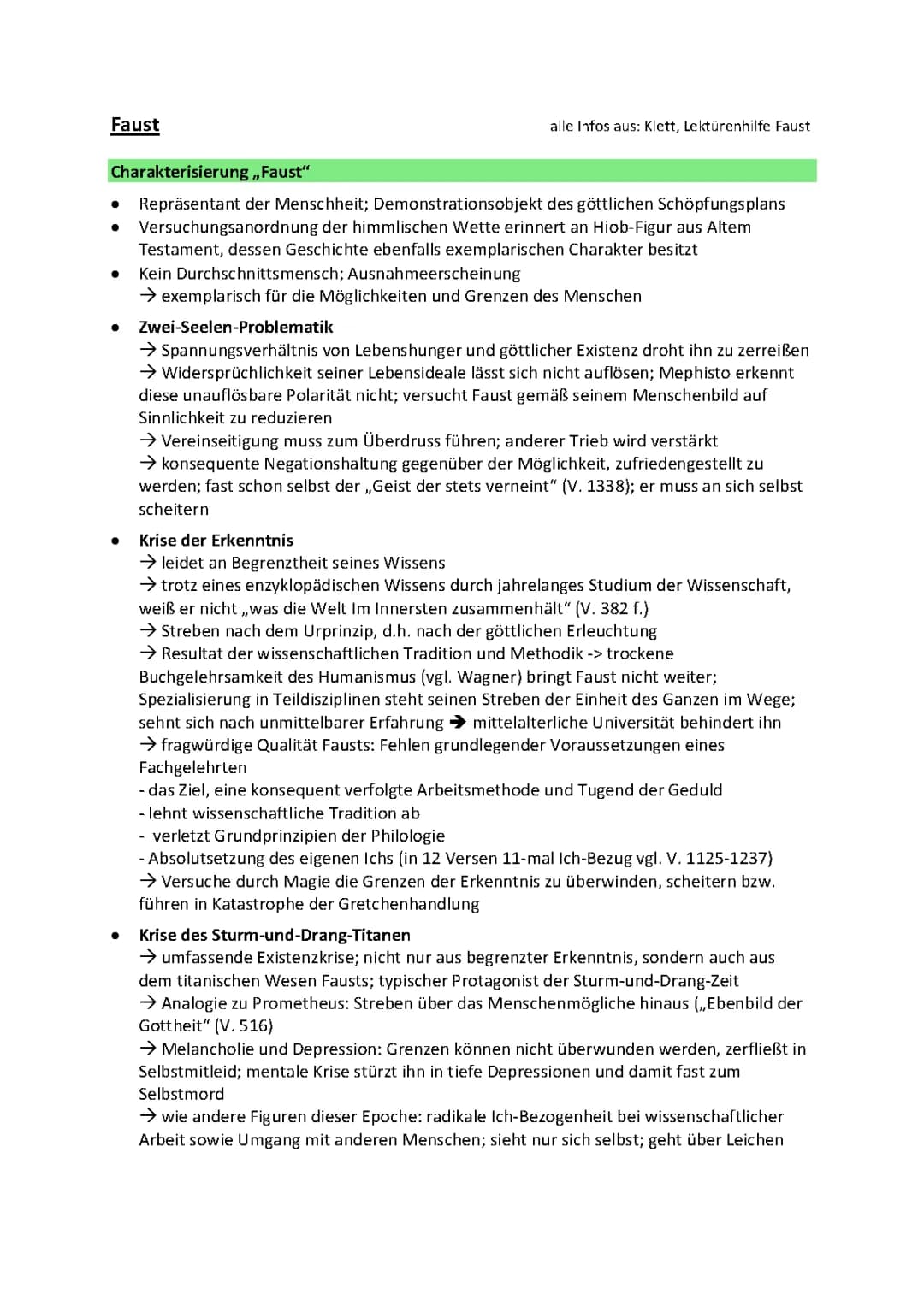 Faust: Einfache Charakterisierung und Zusammenfassung für Kinder