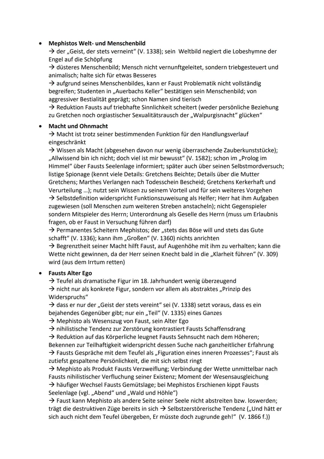 Faust
Charakterisierung „,Faust"
● Repräsentant der Menschheit; Demonstrationsobjekt des göttlichen Schöpfungsplans
● Versuchungsanordnung d