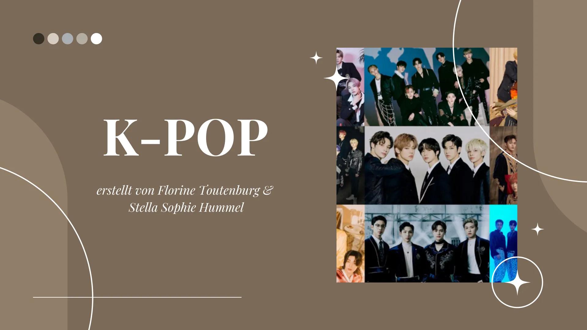 Treue Fans.
eingängige Tänze &
Haartönungen in
den unterschied-
lichsten Farben K-POP
erstellt von Florine Toutenburg &
Stella Sophie Hummel