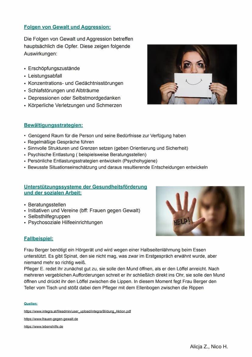 Definition Gewalt:
Gewalt ist der Einsatz gearteter Zwangsmittel mit dem Ziel, einen Menschen gegen seinen Willen
zu einer Verhaltensverände