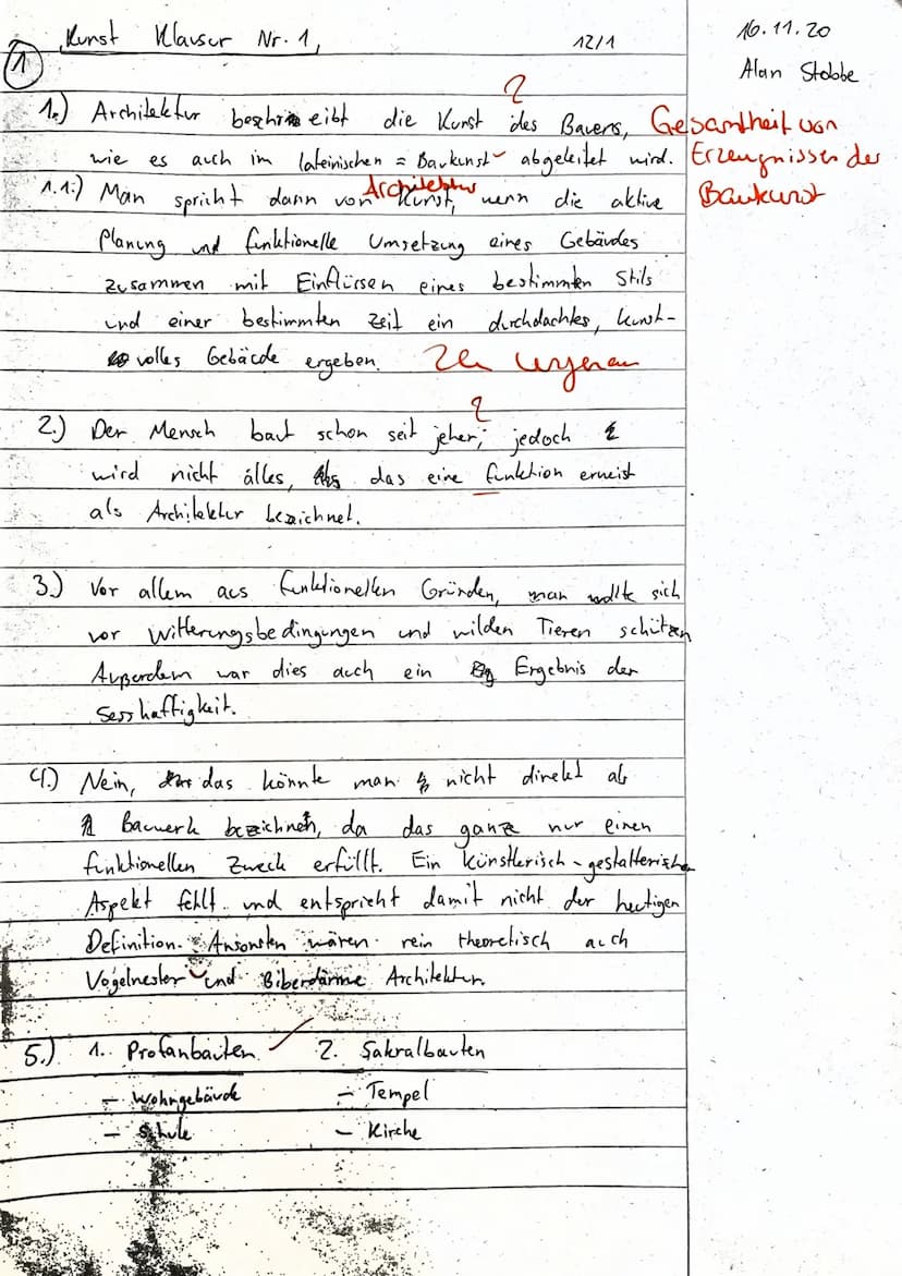 BK/JS 2/2-stündig/ Klausur 1 / VU
Theoretische Klausur Nr. 1
Name: Alan Slobbe
Zeit: 60 Minuten
16. November 2020
Punkte: 3,55 Note: 2 NP
Au