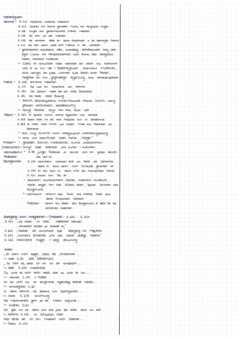 Bibeinstieg
3
ist wichtig
fühlt sich integrierter
-> Seite 7 und 8
Zwei Seelen wohnen
Der Steppenwolf man weiß nicht viel über ihn wirkt
0
G