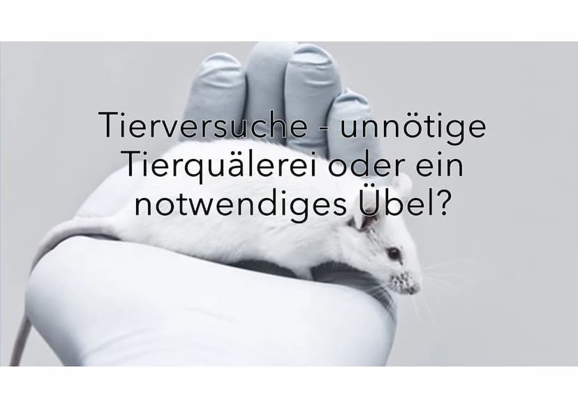 Tierversuche
Josephine Walther Tierversuche unnötige
Tierquälerei oder ein
notwendiges Übel?
M 1
Definition: Tierversuche
2
Wann dürfen Tier