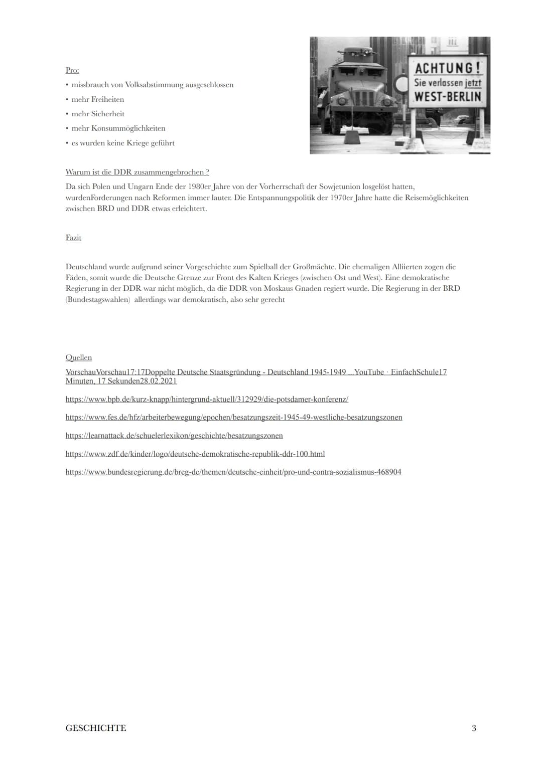 Lea-Sophie
21. Mai 2022
Die doppelte Staatsgründung
vor dem Hintergrund des Kalten Krieges (1949)
Die Meinungsverschiedenheiten zwischen den