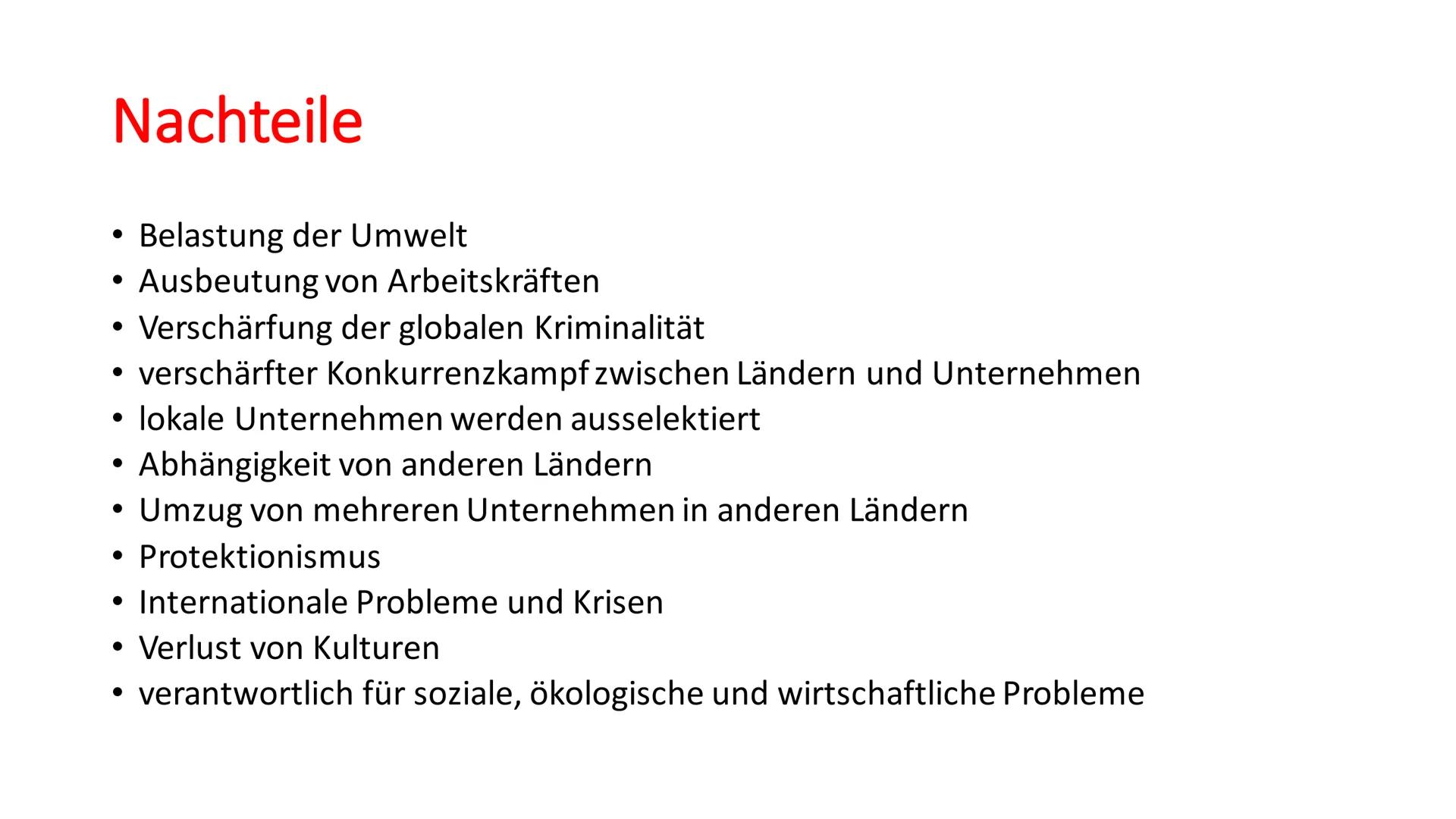 Globalisierung Inhalt
Definition
Sechs Dimensionen
Ursachen
Auswirkungen
Kritik
Fazit 10 10
0 10.19
0.0
0
0
10 10
0
10
0
0
Definition
zunehm