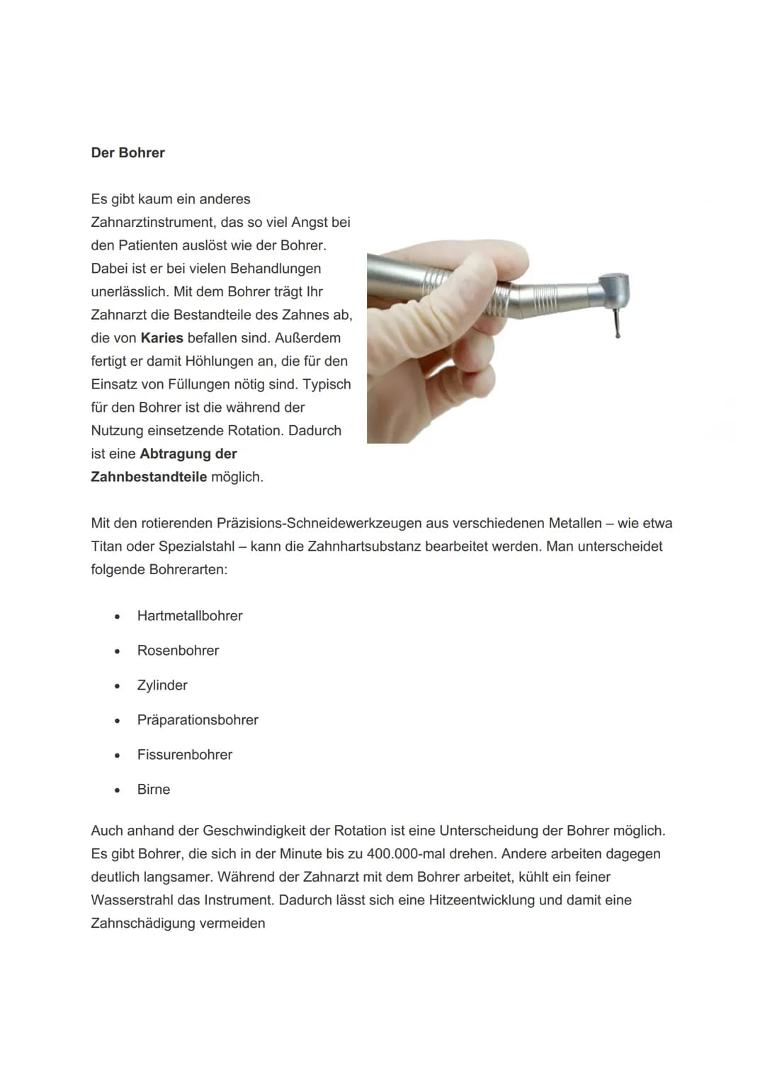 Zahnarztinstrumente für die Untersuchung
Vor jeder Untersuchung wird das grundlegende Besteck für den Zahnarzt bereitgelegt.
Unentbehrlich f