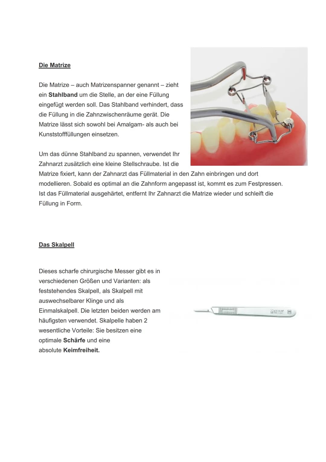 Zahnarztinstrumente für die Untersuchung
Vor jeder Untersuchung wird das grundlegende Besteck für den Zahnarzt bereitgelegt.
Unentbehrlich f