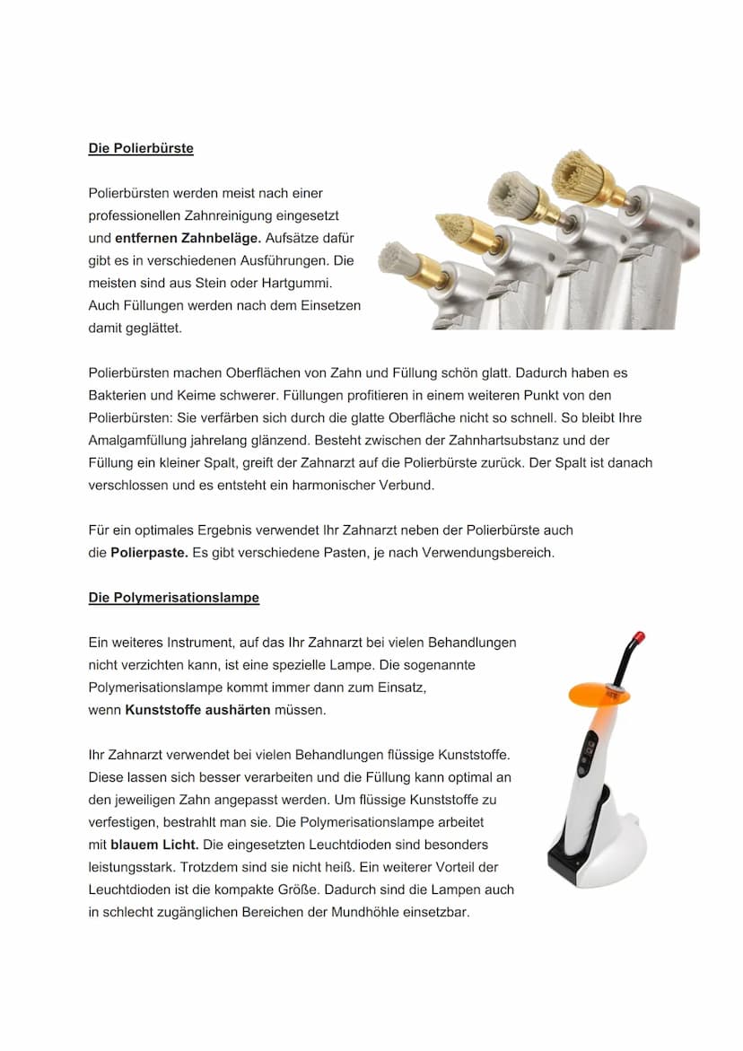 Zahnarztinstrumente für die Untersuchung
Vor jeder Untersuchung wird das grundlegende Besteck für den Zahnarzt bereitgelegt.
Unentbehrlich f