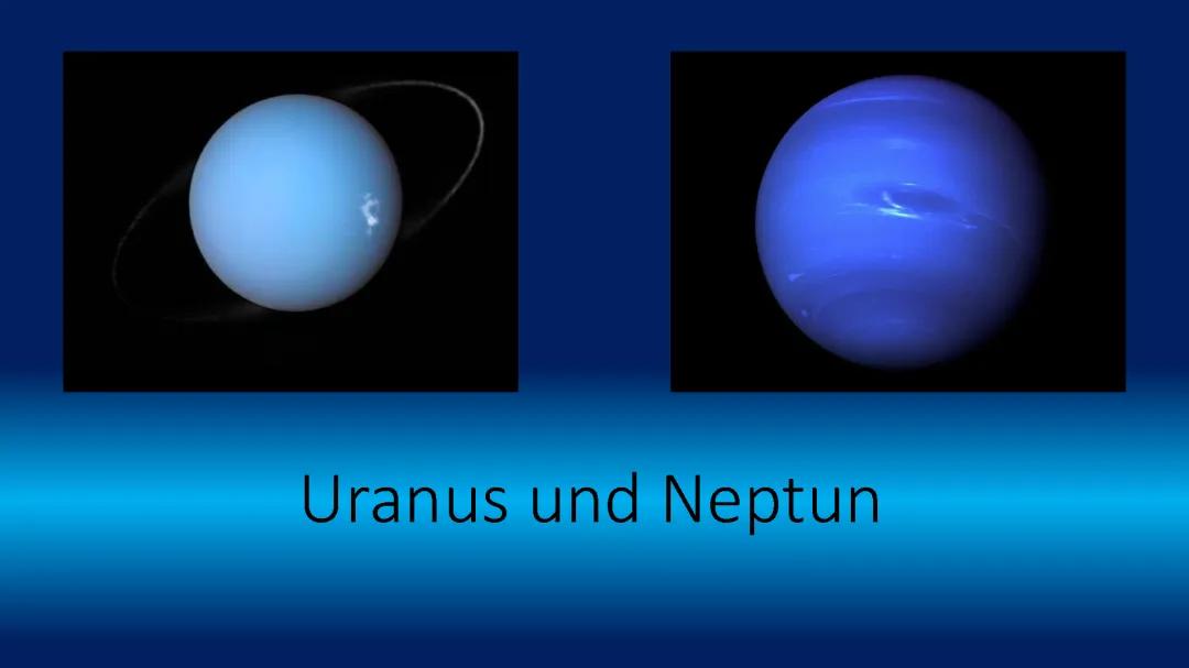 Entdecke die Geheimnisse von Neptun und Uranus: Steckbriefe und besondere Fakten