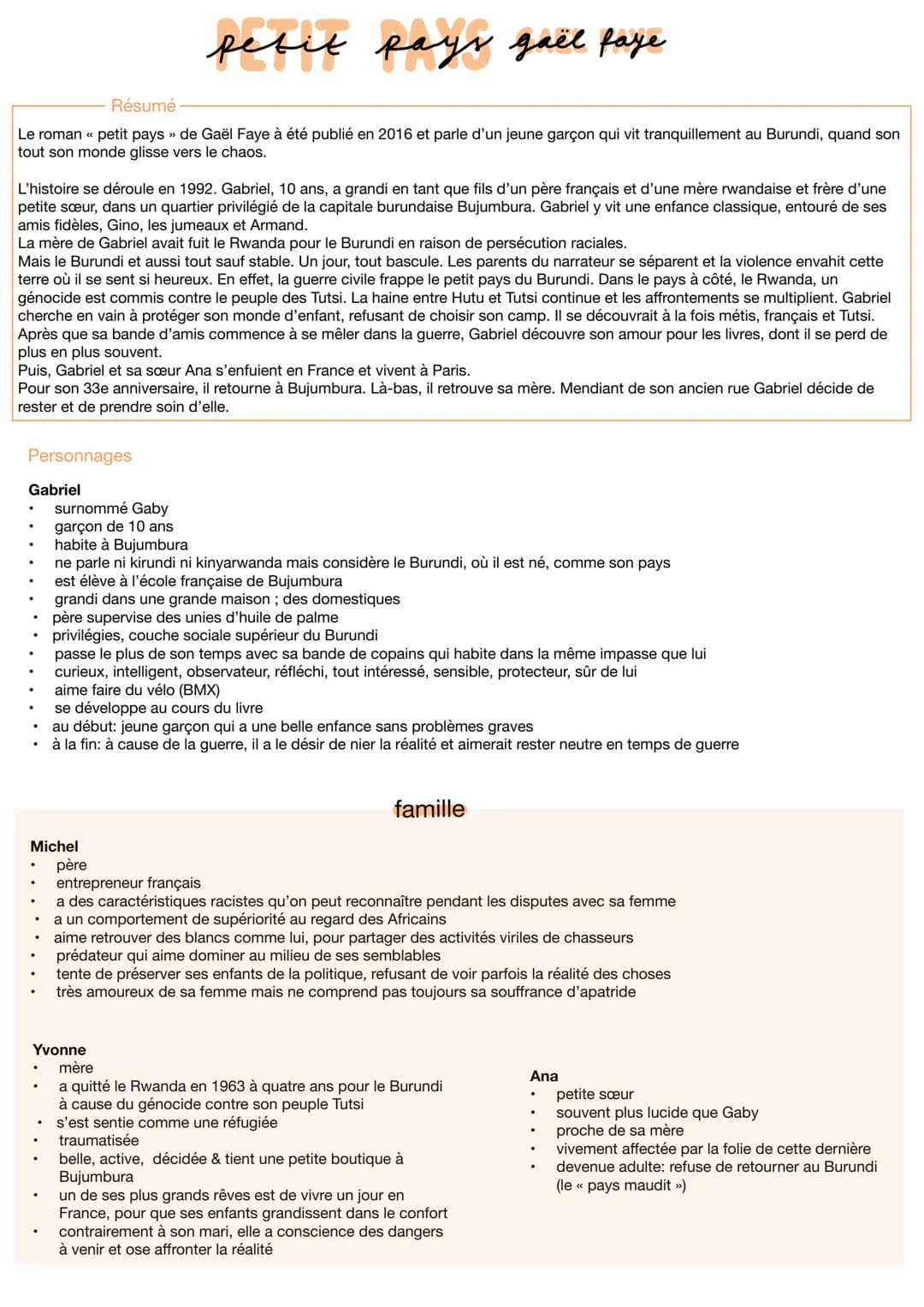 Résumé
Introduction
type de texte
titre
auteur
date
éditeur/ journal
sujet
Caractérisation
Introduction
Partie principale
informations sur r