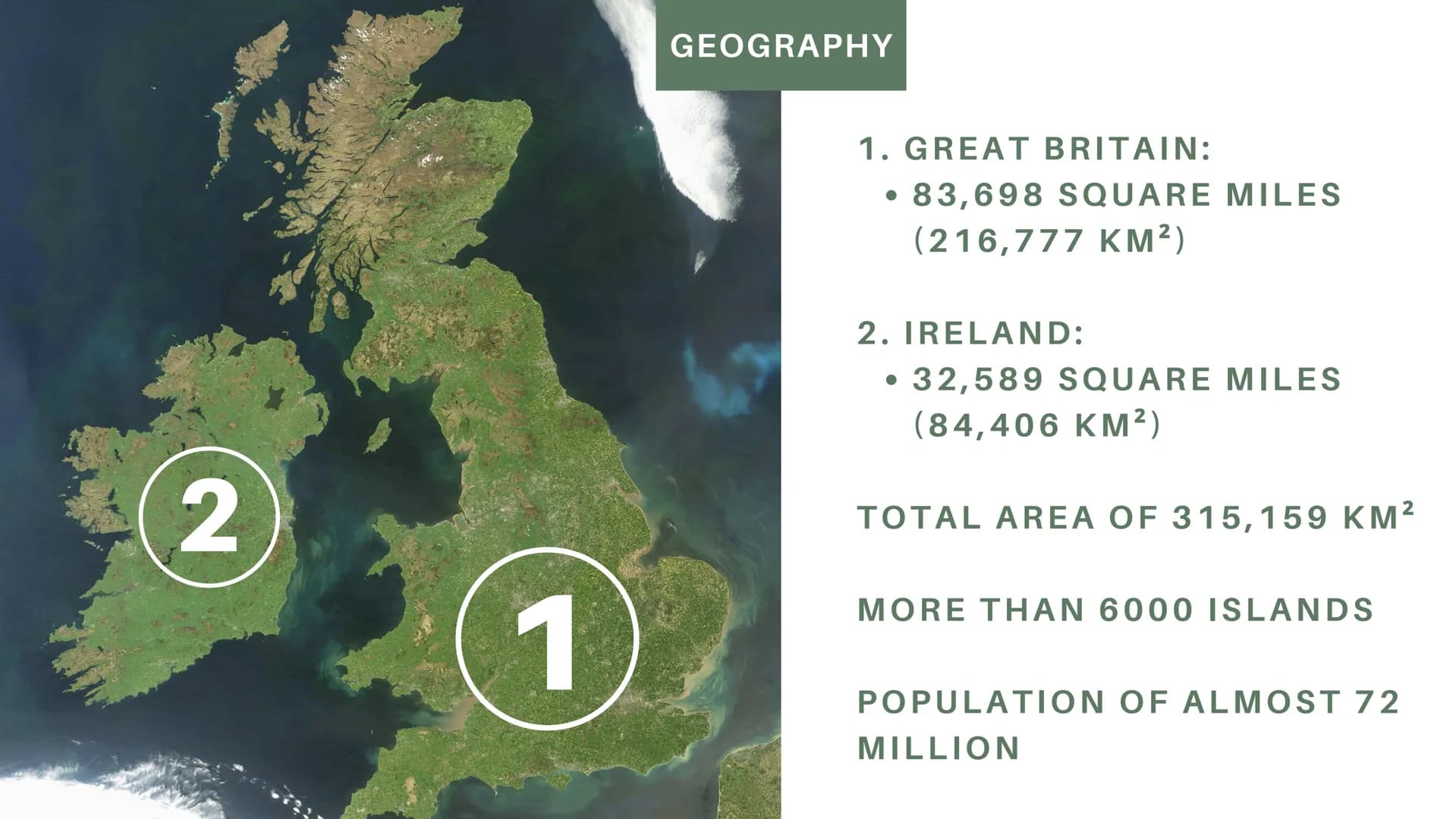 British
Isles WHATS
COMING
UP?
1. General facts
2. Geography
3. The Problem
of Ireland What
are the
British
Isles
GROUP OF ISLANDS:
consisti