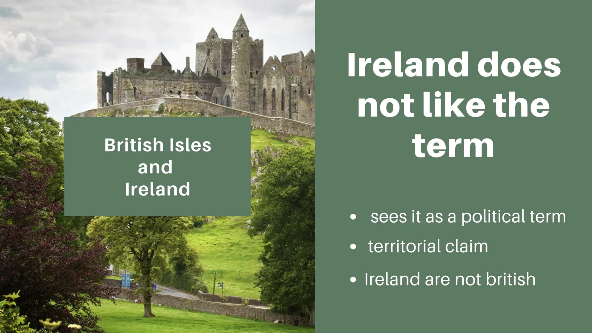 British
Isles WHATS
COMING
UP?
1. General facts
2. Geography
3. The Problem
of Ireland What
are the
British
Isles
GROUP OF ISLANDS:
consisti