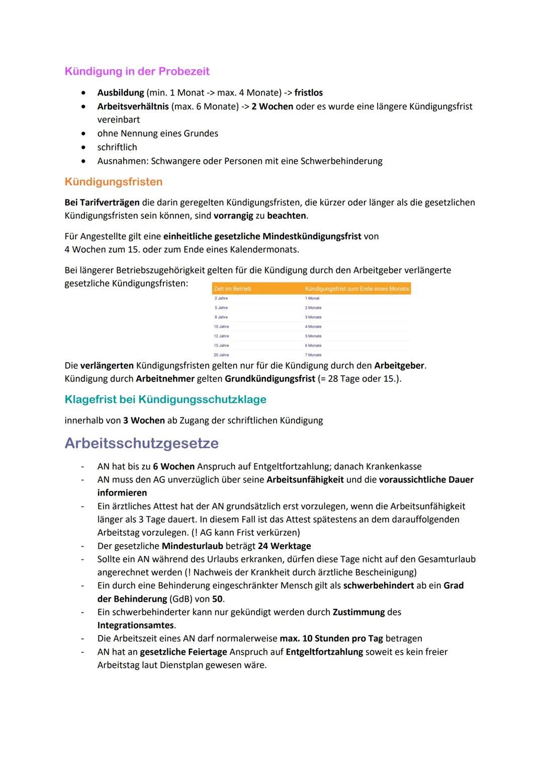 # Der Arbeitsvertrag

→ wird mündlich, schriftlich oder durch schlüssiges Handeln geschlossen

→ aber es besteht eine Nachweispflicht (= sch