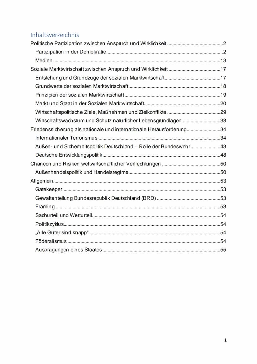 ABI-POLITIK
Leon Schwarz Inhaltsverzeichnis
Politische Partizipation zwischen Anspruch und Wirklichkeit.
Partizipation in der Demokratie....