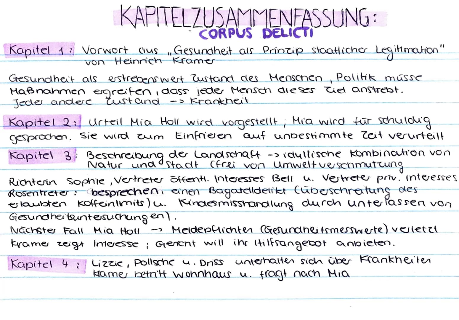 KAPITELZUSAMMENFASSUNG:
Kapitel 1: Vorwort aus. Gesundheit als Prinzip staatlicher Legitimation"
von Heinrich Kramer
Politik müsse
Gesundhei