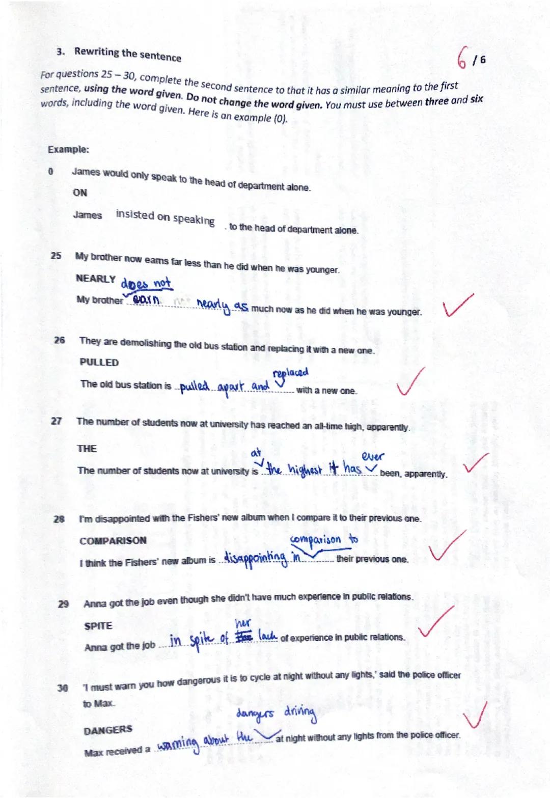 Cambridge Exam - Q2
M. Hodgkiss
17 March 2025
Zeitvorgabe: 90 Minuten
Hilfsmittel: keine
Student's name: Katharina Steinmitk
Points:
Part 1 