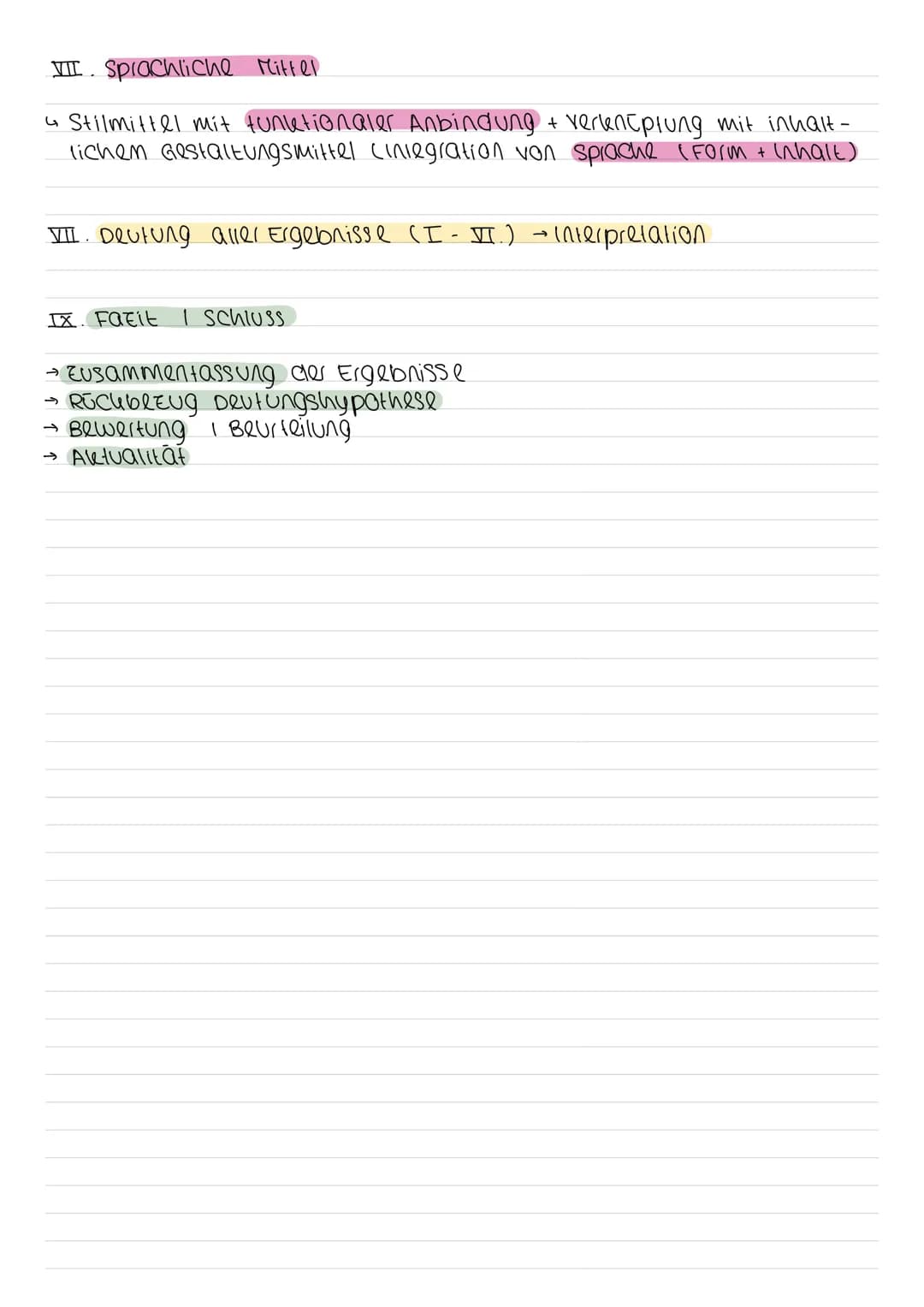 Gedichtsinterpretation.
I. Einleitungssate
- Titel
- Autor
Erscheinungs Clatum
Gedichtsart
-
• Thema
II. Deutungshypothese.
verbindungssätze