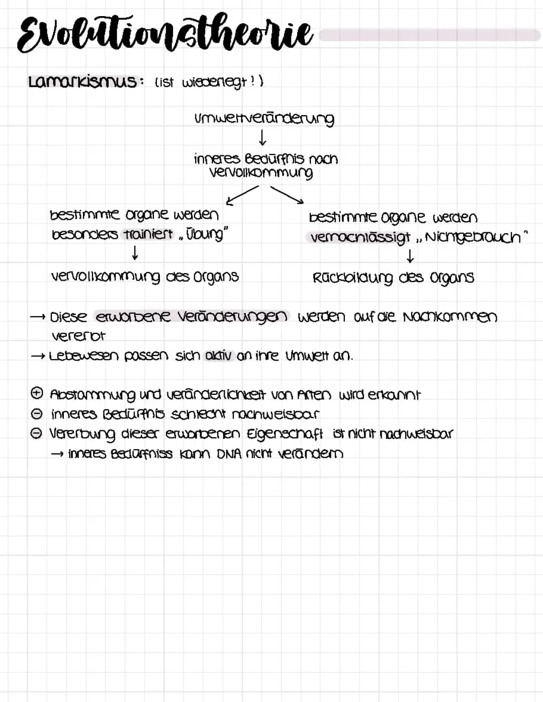 Evolution Biologie