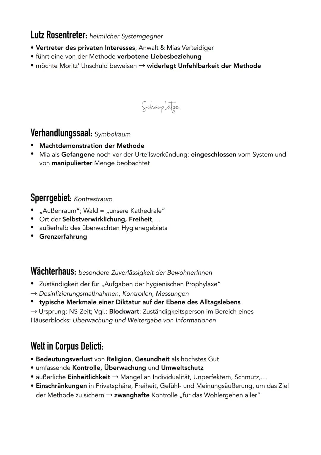 Corpus Delicti
Juli Zeh (2009)
Science-Fiction-Roman - Zukunftsroman basierend auf einem Theaterstück
Inhaltsangabe:
• in der Mitte des 21. 