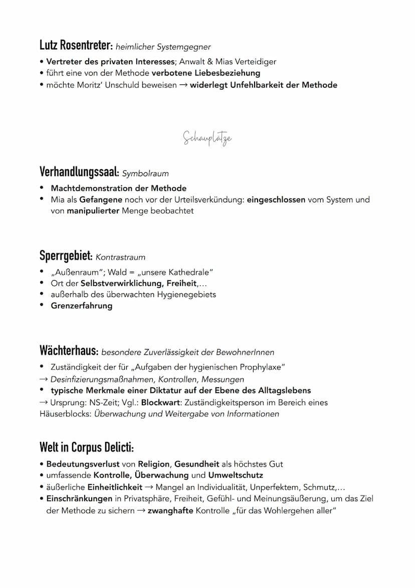 Corpus Delicti
Juli Zeh (2009)
Science-Fiction-Roman - Zukunftsroman basierend auf einem Theaterstück
Inhaltsangabe:
• in der Mitte des 21. 