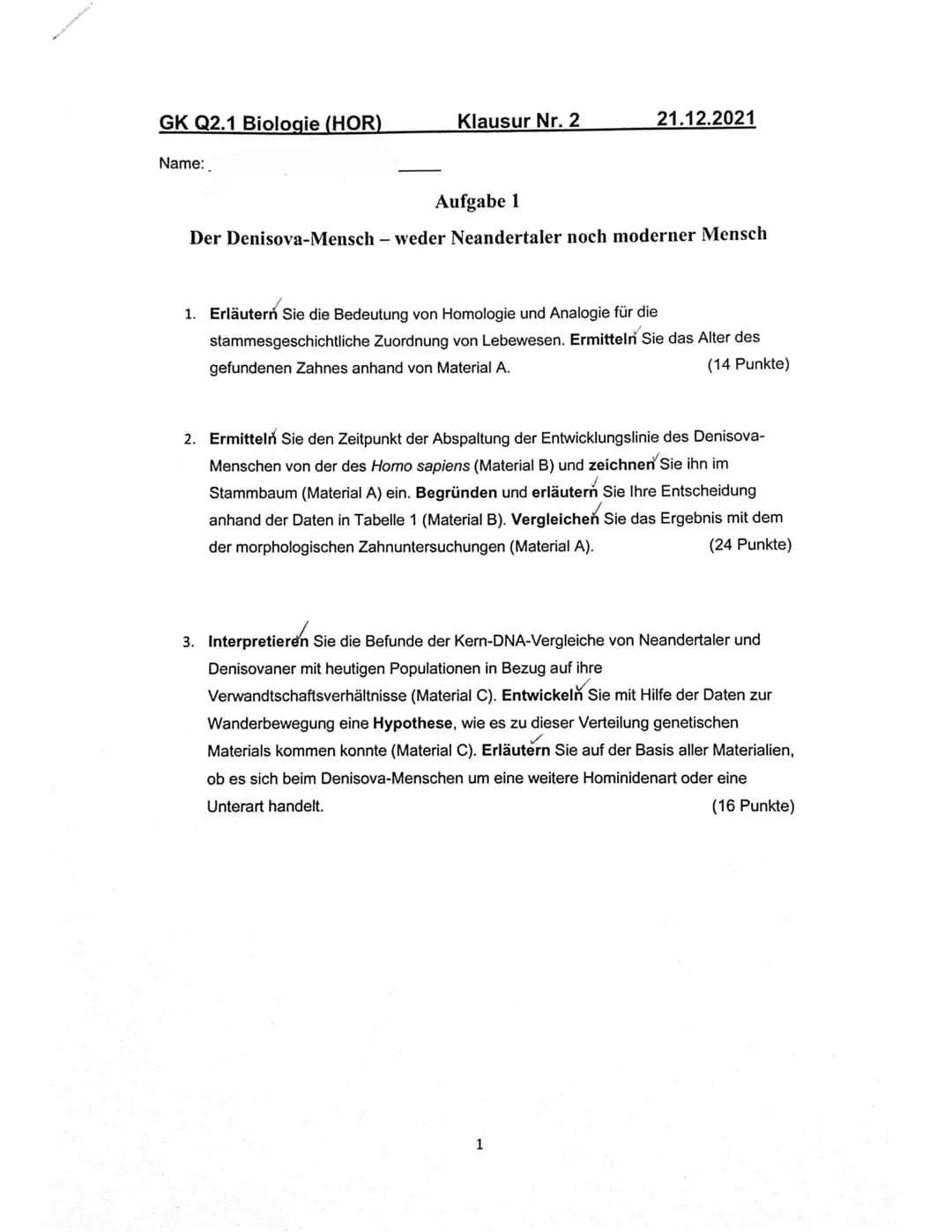 Aufgabe 1.1:
Die Homologie weißt
enge
die
verwandschaft auf und zeigt.
Ähnlichkeit, im
Bau der
Gliedmaßen.
Die malogie zeigt den gleichgeric