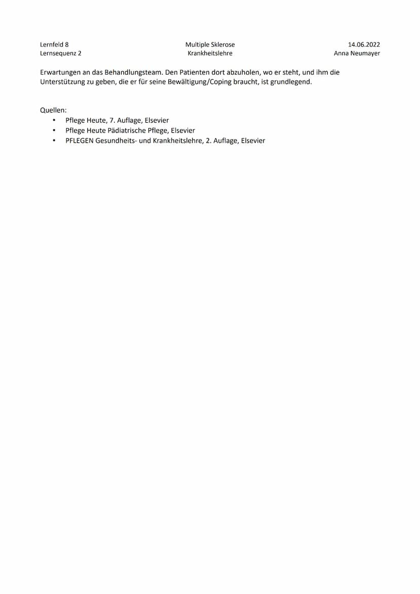 Definition.
Multiple Sklerose (MS, Enzephalomyelitis disseminata, ED): chronisch-entzündliche Autoimmunerkrankung
des zentralen Nervensystem