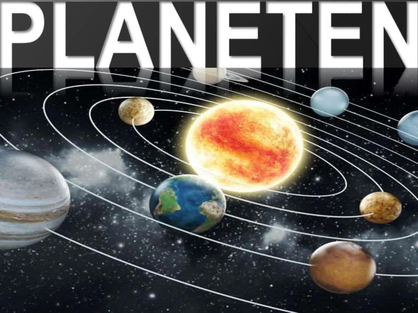 PLANETEN SONNENSYSTEM
● Merkur
• Venus
● Erde
● Mars
● Jupiter
Ⓒ Saturn
● Uranus
• Neptun
Sonne
Merkur
Venus
Erde
Mars
Jupiter
Saturn
Uranus