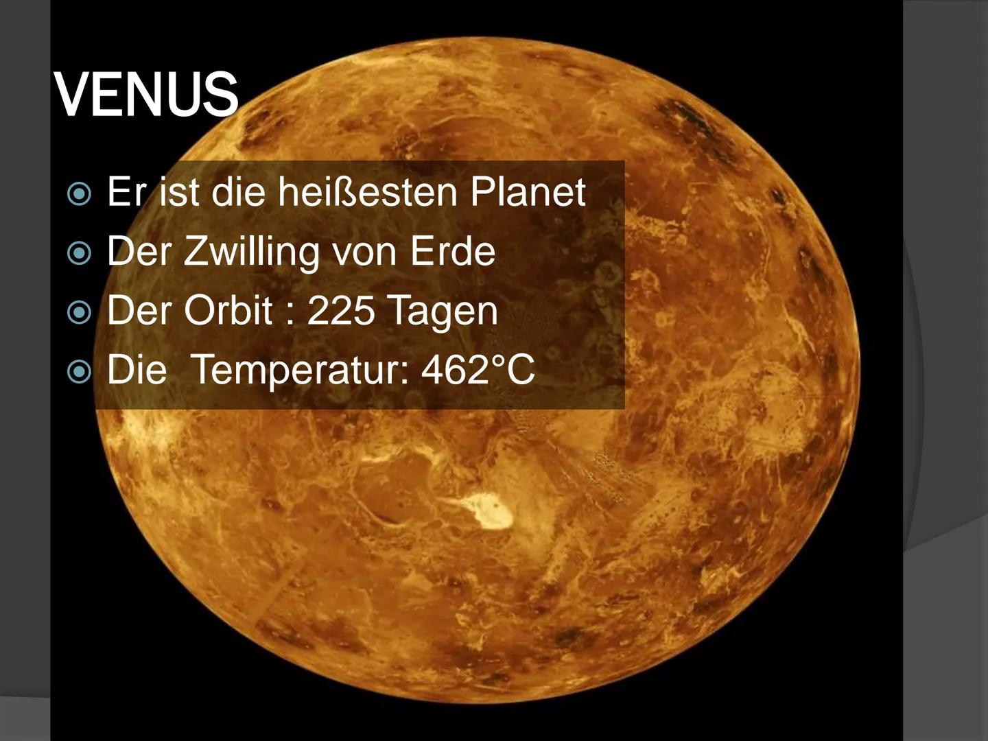 PLANETEN SONNENSYSTEM
● Merkur
• Venus
● Erde
● Mars
● Jupiter
Ⓒ Saturn
● Uranus
• Neptun
Sonne
Merkur
Venus
Erde
Mars
Jupiter
Saturn
Uranus