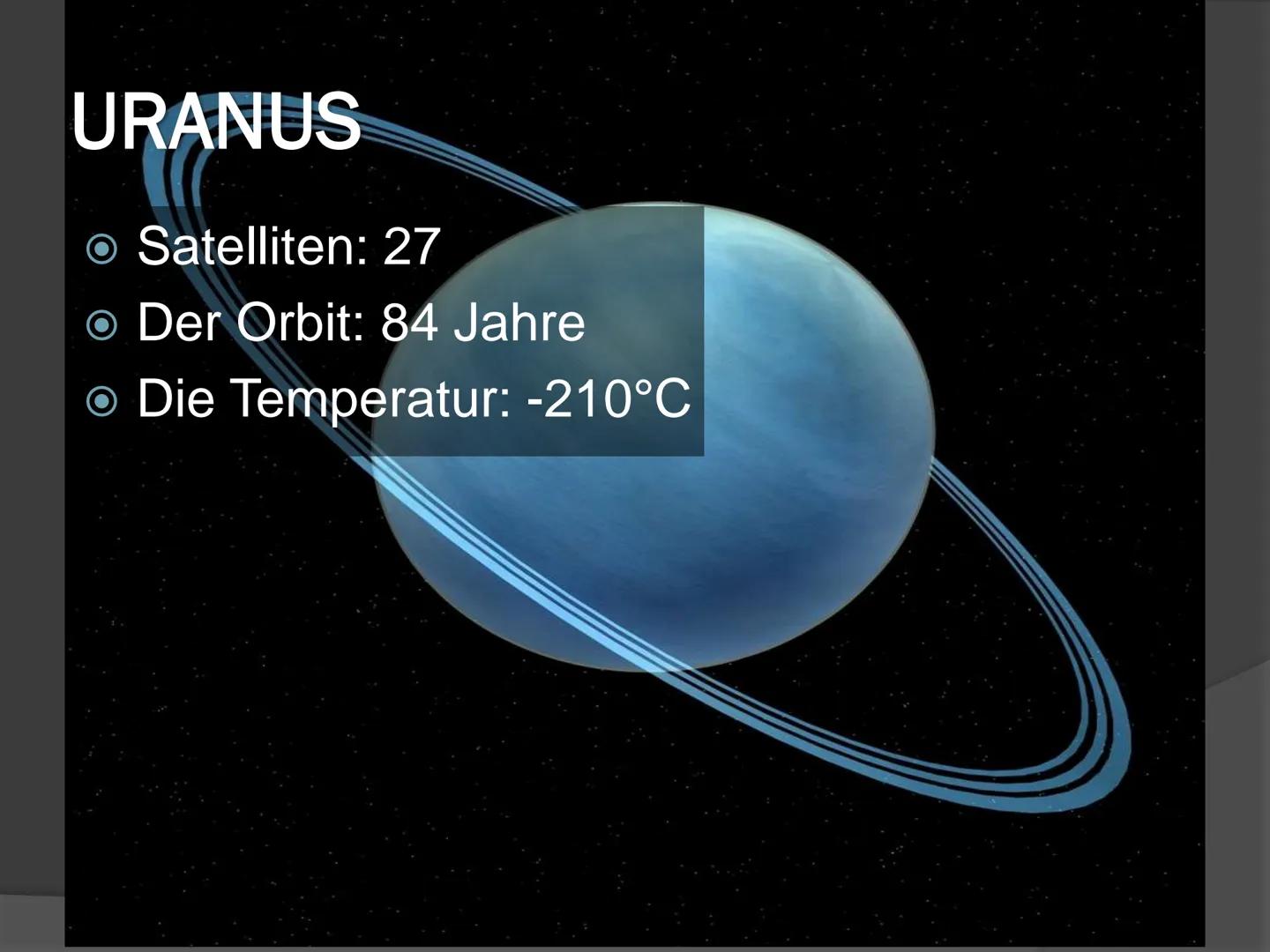 PLANETEN SONNENSYSTEM
● Merkur
• Venus
● Erde
● Mars
● Jupiter
Ⓒ Saturn
● Uranus
• Neptun
Sonne
Merkur
Venus
Erde
Mars
Jupiter
Saturn
Uranus
