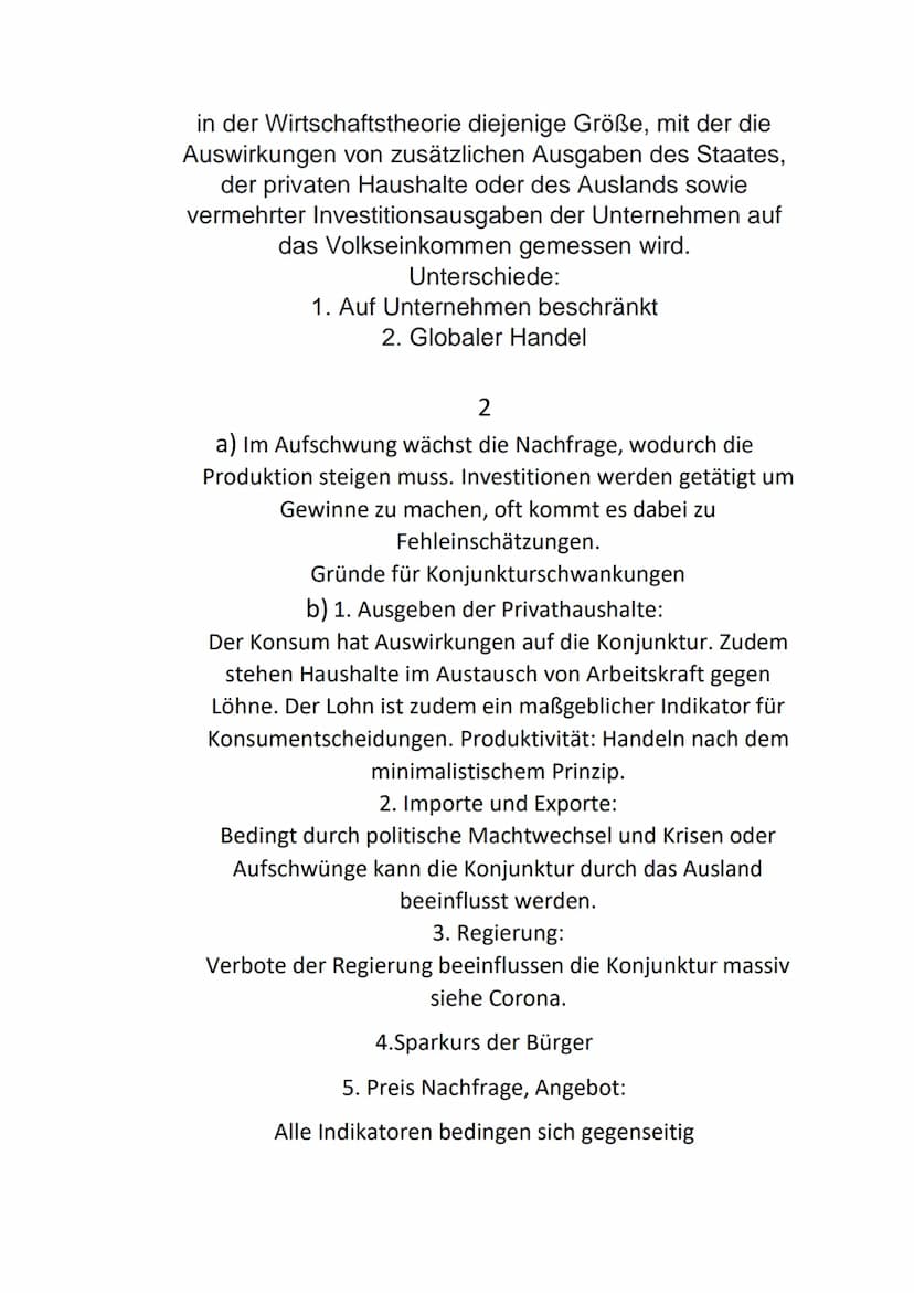 a)
BIP
Abschwung
Sowi-Konjunktur
S 25 Nr. 2-4
2
Aufschwung
Rezession
Boom
-Phasenlänge
Zeit
Staatliche Maßnahmen:
Tief (Depression) = Schuld