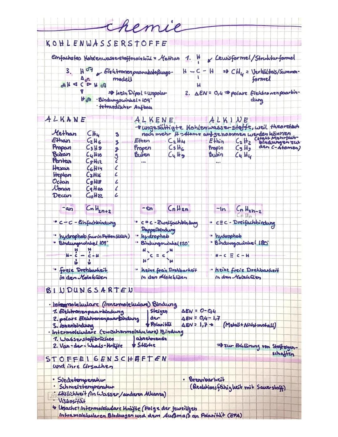 hen
RÜCKBLICK SEKI
Chemische Reaktionen exotherm (Energie wird frei)
• endotherm (Engie wird genutet)
Energieumwandlung
4 Stoffumwandlung
4.