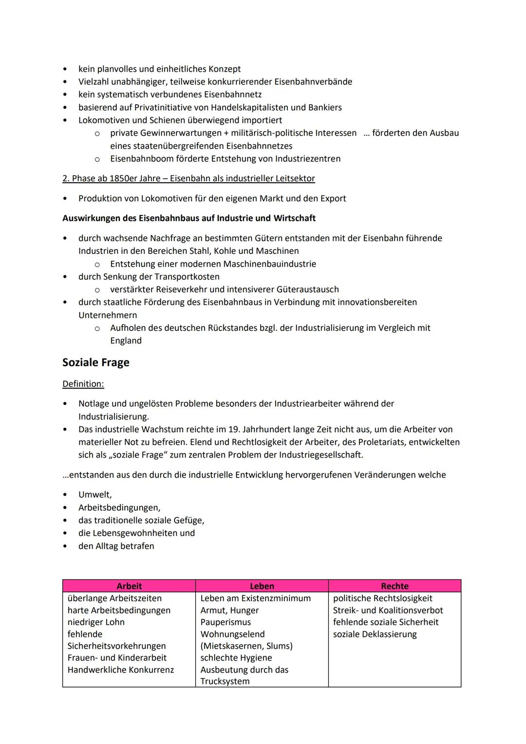 Merkmale der Industrialisierung
Ablösung der Handarbeit durch Maschineneinsatz (Spinn- und Webmaschinen)
Produktivitätssteigerung und damit 