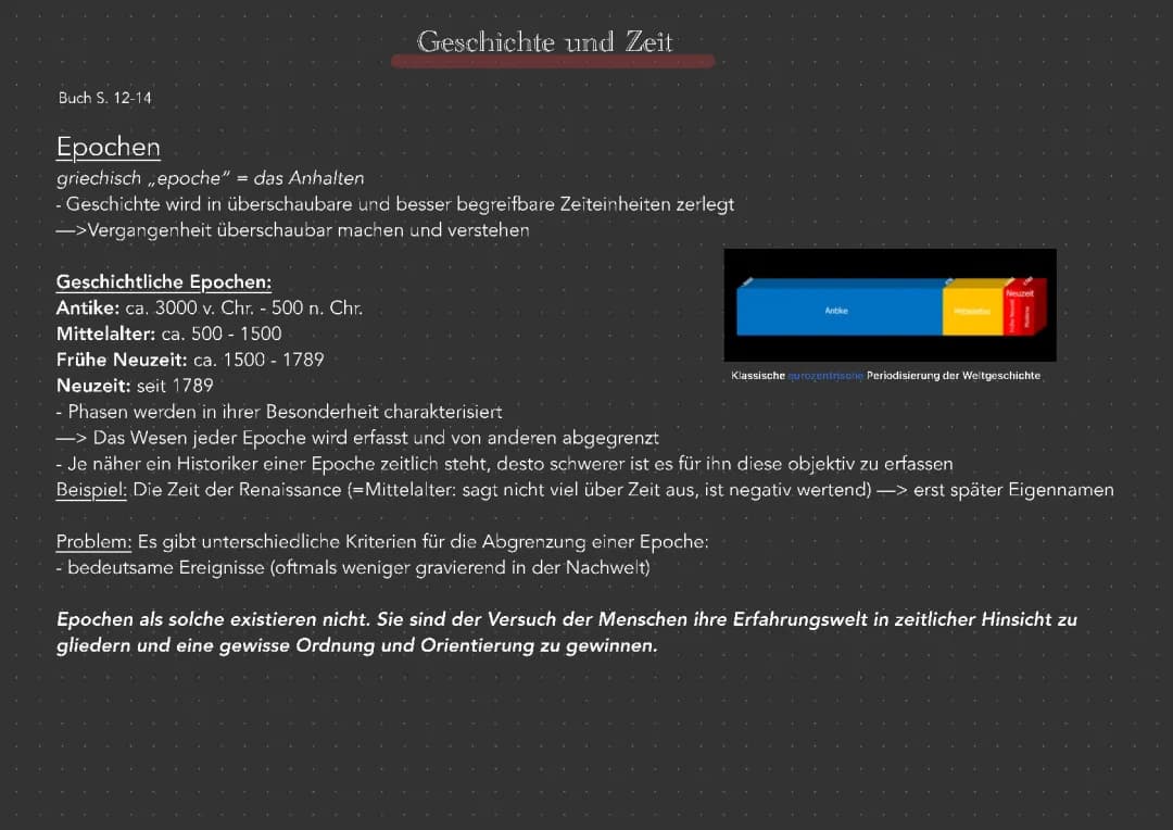 Geschichte und Zeit 