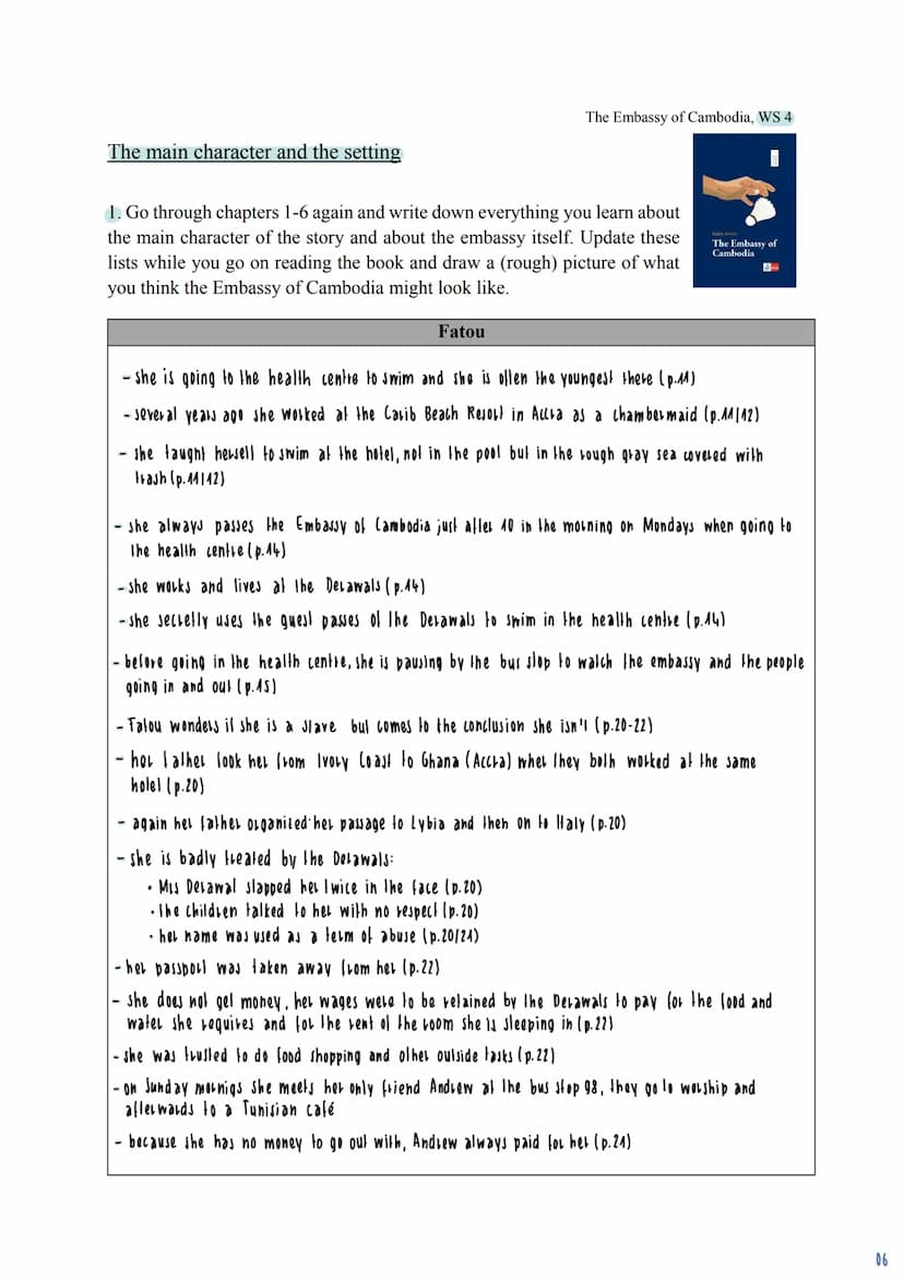 PORTFOLIO
by Annamaria Iwaskiw (10d)
The Embassy
of
Cambodia
AVÂ TABLE OF CONTENTS The Embassy of Cambodia - Portfolio
p. 01 About the autho
