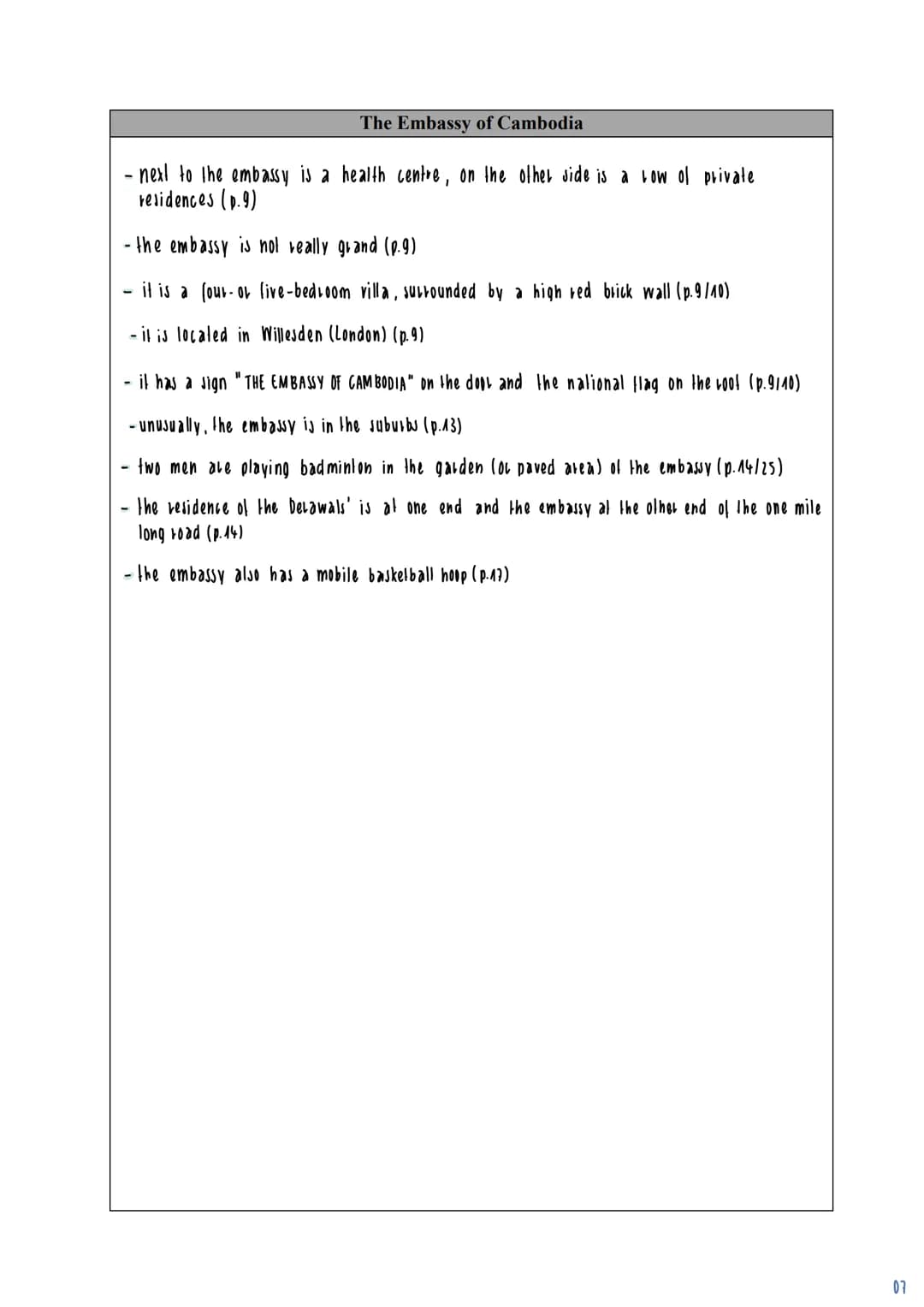 PORTFOLIO
by Annamaria Iwaskiw (10d)
The Embassy
of
Cambodia
AVÂ TABLE OF CONTENTS The Embassy of Cambodia - Portfolio
p. 01 About the autho