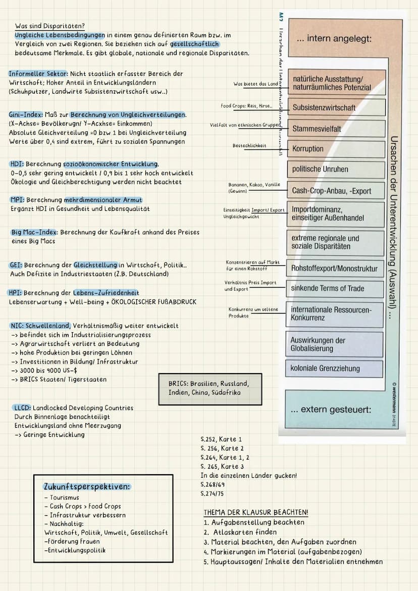 Ursachen für Entwicklungsrückstände
Naturgeographische Ursachen
- Ganzjährige Aridität (zu geringe Niederschläge) -> Schwierigkeiten LW zu b