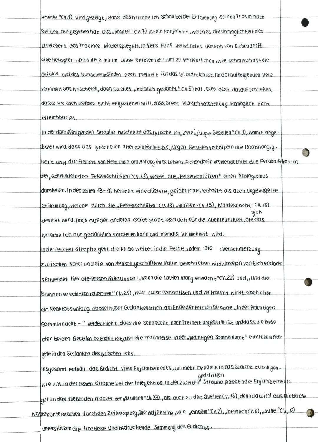 )
GEDICHTSANALYSE SEHNSUCHTE
Joseph von Eichendorff
31.08.21
In dem zu analysierenden Gedicht, Sehnsucht", veröffentlicht im Jahre 1830/31 u