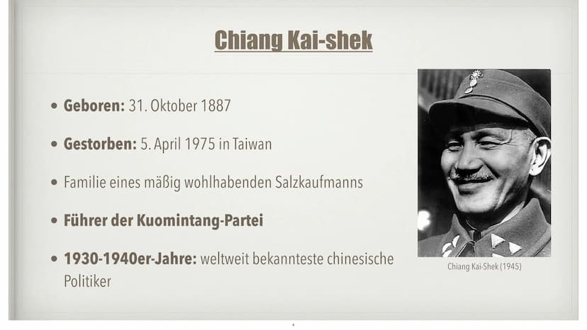CHINA UNTER MAO
von Marisa Schnepel und Julia Brinkmann • Ende des Kaiserreichs
Kuomintang
• Kommunistische Partei Chinas
• Mao Zedong
Bürge
