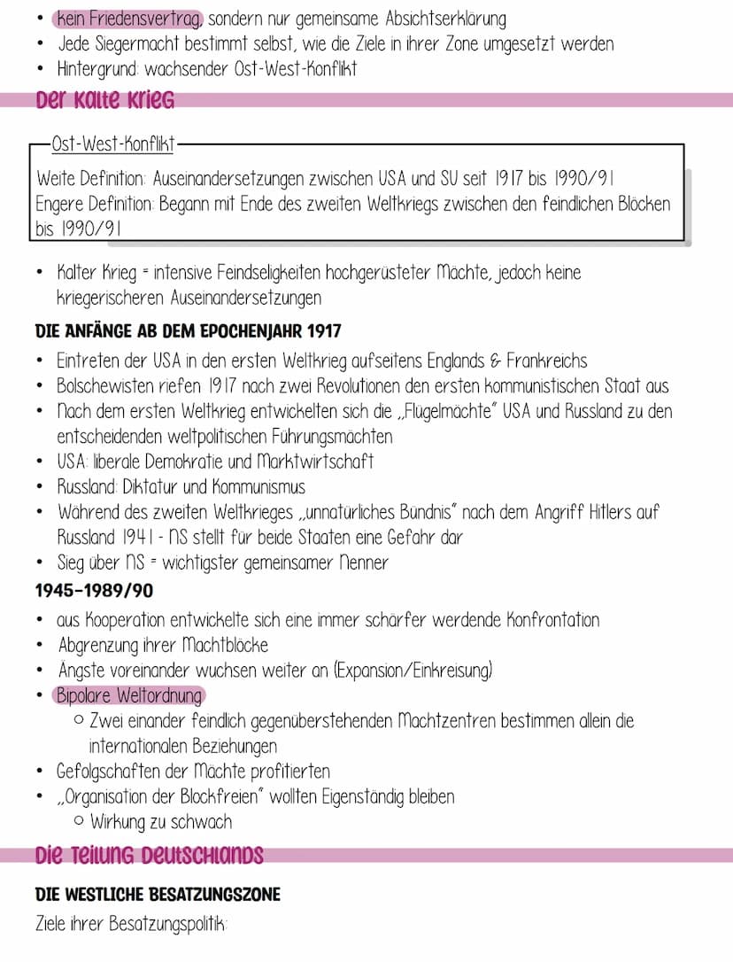 Das Ende des zweiten Weltkriegs
bedingungslose Kapitulation Deutschlands am 8. Mai 1945
,,Erklärung in Anbetracht der Niederlage Deutschland